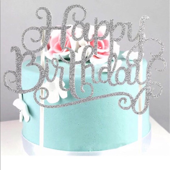 Happy birthday cake topper - Picture 3 of 3